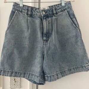 Mango Blue Jean Shorts